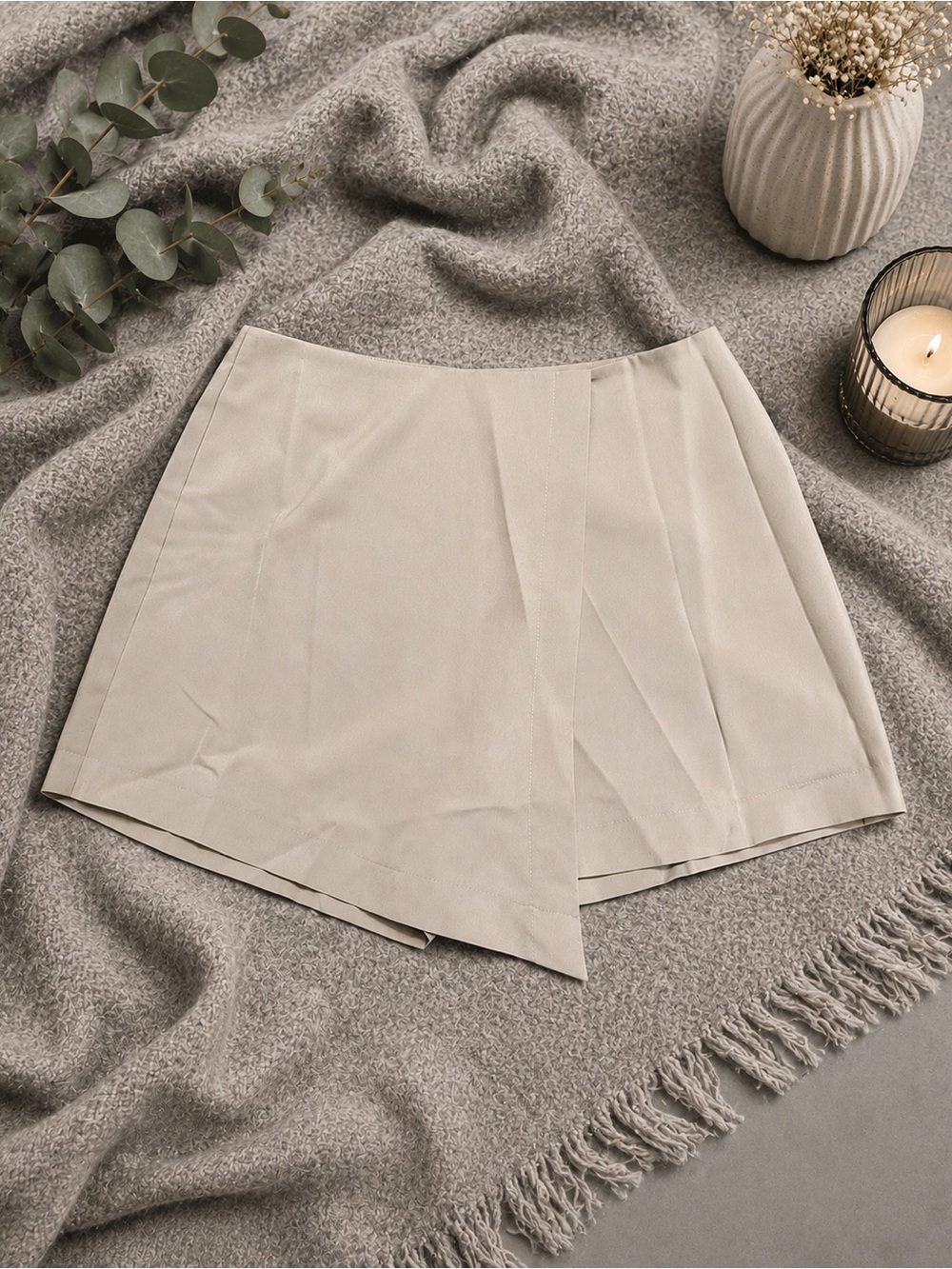 Peach Love California Neutral Cream Skort